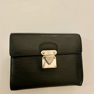 Louis Vuitton Koala Epi Trifold Wallet BLACK